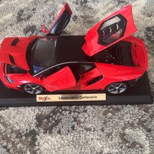 Maisto Red Lamborghini Centenario Toy Car